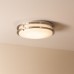 Reno R31033 RENO-CLD-14"-BN-MW-MCCT-MS-G2 - 14" Slim Double Ring Ceiling Fixture with Integrated Microwave Sensor Selectable Wattage 12/16/22W - 27/30/35/40/5000K