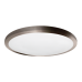 Reno R31125 15" LED Slim Surface Round - 30W - 2000Lm - 27/30/35/40/50K Selectable CCT - CRI 80 - 120Vac - Brushed Nickel TrimLED Flush Mount