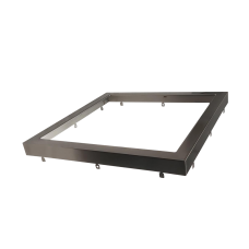 Reno R31188 RENO-S12RT-BN-SQ - 12" Brushed Nickel Trim for Square Slim Surface Fixture