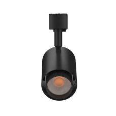 RENO R31302 LED Cylinder Track Head Light - 12W - AC120V - TRIAC DIMMING - 90LM/W - 5CCT Adjustable - H-Type - 36 DEG - BLACK