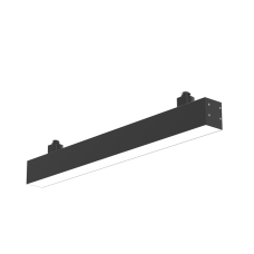 RENO R31321 LED Linear Track Light - 2FT - 3 wattage adjustable: 25W-30W-40W - 3CCT adjustable - Input Voltage: AC100-277V - H-type - BLACK 