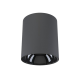 Reno R31402 4.5" LED Cylinder Light - IP65 - AC120V - CRI: 95Ra - 5CCT Adjustable: 2700K-3000K-3500K-4000K-5000K -100lm/W - Triac Dimming - Surface/track/ceiling Mounting Options Available Separately - 40 Degree - Black
