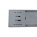 Reno R33213 Architectural Strip Fixture G2 - 8FT - 0-10 VDC - 120-347V - 130lm/watt - 60/80/100W Selectable Wattage - 3000/3500/4000/5000K Selectable CCT - White Finish with 8FT CORDLED Linear Fixtures