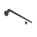 Reno R33412 RENO-RALS4-DV-MW-MCCT-BK - 4ft Rounded Architectural Linear Strip Selectable Wattage 20/30/40W - 30/35/40/5000K