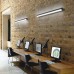 Reno R33412 RENO-RALS4-DV-MW-MCCT-BK - 4ft Rounded Architectural Linear Strip Selectable Wattage 20/30/40W - 30/35/40/5000K