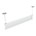 Reno R33421 RENO-ULVP-DV-40W-MCCT-WH - Architectural Vertical Pendant with Tri-Side Illumination and Translucent Optics - 40W