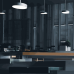 Reno R34504 24" Round Highbay Fixture - Selectable Wattage: 40/60/80/100W - Selectable CCT: 27/30/35/40/50K - 120-347V - Black Finish