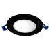 Reno R36014 LED RECESSED POTLIGHT 4″ 12W - Slim profile LED with integrated MCCT technology - Black FinishThin Down Light