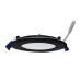 Reno R36014 LED RECESSED POTLIGHT 4″ 12W - Slim profile LED with integrated MCCT technology - Black FinishThin Down Light