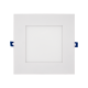 Reno R36017 LED SQUARE RECESSED POTLIGHT 4" - 12W - 2700/3000/3500/4000/5000K Selectable CCT - 120V - White 
