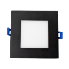 Reno R36018 LED SQUARE RECESSED POTLIGHT 4" - 12W - 2700/3000/3500/4000/5000K Selectable CCT - 120V - Black