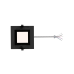 Reno R36233 RENO-DL6-MW-DV-MCCT-SQ-BK - 6" Square Commercial Downlight Selectable Wattage 15/18/22/26/30W - 27/30/35/40/5000K