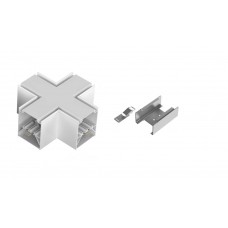 Reno R39405 Architectural Strip Fixtures X Connector that can be illuminated-CCT. WHITE FINISH