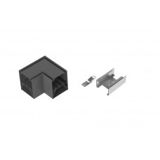 Reno R39416 Architectural Strip Fixtures 90° Connector that can be illuminated-CCT. Black FINISH