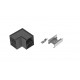 Reno R39416 Architectural Strip Fixtures 90° Connector that can be illuminated-CCT. Black FINISH