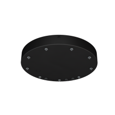 Reno R39543Canopy kit for the Architectural Ring Fixture - Suitable for mounting 3 fixtures - Includes the Cable Gripper, Ceiling Bracket, and Driver Bracket - Black Finish