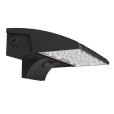 Reno R51043 Cut Off Wall Pack - 36/48/60W Selectable Wattage - 120-347V - 30/40/50K Selectable CCT - Up to 169lm/W - Built-In DC Photocell - Black Finish