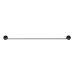 Reno R51077 RENO-HTSL-6FT-DV-MCCT-BK - 6FT HaloTube™ Adjustable Architectural Sign Light 40W - 27/30/35/40/5000K
