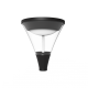 Reno R52021 URBAN POST TOP FIXTURE - 18/30/45/60W Selectable Wattage - 120-347V - 3000/4000/5000K Selectable CCT - Black Finish