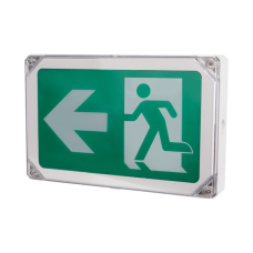 Reno R61006 Wet Location Running Man Sign - Ip65 - 120mins Battery Back Up - 120-347vac - 24 Hour Recharge Time