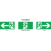 Reno R61006 Wet Location Running Man Sign - Ip65 - 120mins Battery Back Up - 120-347vac - 24 Hour Recharge TimeEmergency Lighting