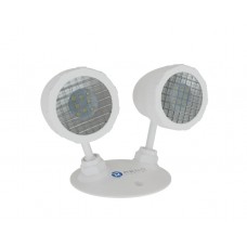 Reno R61105 Double Head Emergency Light - Voltage:5V-24VDC - Lamp Power:2 x 5W - Lumen:2 x 470lm - Material: ABS 