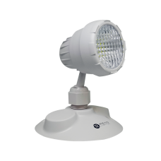 Reno R61106 Single Head Emergency Light - Voltage: 5V-24VDC - Lamp Power: 5W - Lumen: 400lm - Material: ABS