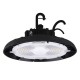 Votatec - LED UFO High Bay - 3CCT Adjustable - 240W - Watts Adjustable - 120-347V - Dimmable - With Plug for Sensor - Black Finish - AST-HB23-240WS1BT2C1-BH35/40/50WD