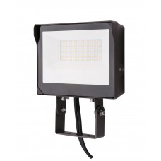 Votatec - LED Multi-Voltage Flood Light - 80W/60W/50W Adjustable - 3CCT Adjustable - 120-347VAC - Black Finish - AST-FL19-80WBH8DC2-BRPYMW30/40/50