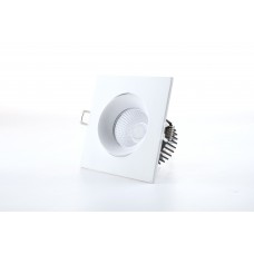 Votatec 3.5″ Regressed Gimbal Square Down Light With Junction Box - 12W - 3CCT Adjustable - 120V - 810LM - White and Black Finish available - Wet Location suitable - LED-35AD-12W-SQ