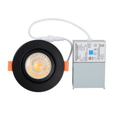 Votatec 3 inch LED Gimbal Downlight 7W 5CCT Black - C3205-5way/BK