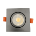 Votatec 3" Gimbal Square Down Light with External Driver - 7W - 3CCT Adjustable - 120V - 560LM - White Finish - C5202-3Way/SQLED Downlights