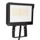 Votatec - LED Multi-Voltage Flood Light - 150W/130W/120W Adjustable - 3CCT Adjustable - 120-347VAC - Black Finish - AST-FL19-150WBH8DC1-BRPYMW30/40/50