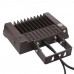 Votatec - LED Multi-Voltage Flood Light - 150W/130W/120W Adjustable - 3CCT Adjustable - 120-347VAC - Black Finish - AST-FL19-150WBH8DC1-BRPYMW30/40/50