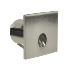 Votatec 2 inch LED Step Light - 1W - 5000K - Brushed Nickel - MNLED-2202S-5K/BN