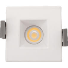 Votatec - 1" Module Square Downlight 5Way CCT Adjustable - 7W - 120V - 5CCT Adjustable - 500LM - White or Black Finish available - VO-SP1W7-120-D-5WAY