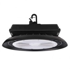 Votatec - LED UFO High Bay - 5000K - 240W  - 120-347V - 130-150LM/w - Dimmable - With Plug for Sensor - Black Finish - AST-HB18-300WF1B1T2C1-BH50