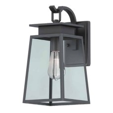 Votatec MAR Collection Wall Light Medium 1xE26 Black Clear Glass - VO-11191MD-CG