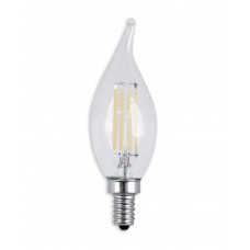 Votatec - LED Candle Filament - Flame Tipped - 3.8W - 2700K - Softwhite - VO-FCAW3.8-120-27-D  ﻿
