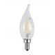 Votatec - LED Candle Filament - Flame Tipped - 3.8W - 4000K - Coolwhite - VO-FCAW3.8-120-40-D