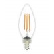Votatec - LED Candle Filament - 3.8W - 2700K - Softwhite - VO-FCAW3.8-120-27-D