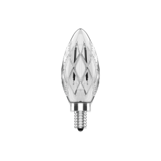 Votatec - LED Cut Glass Candle Filament - 5.5W - 3000K - Warmwhite - VO-FCAW5.5-12-30-D-CU