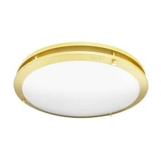Votatec 18 inch Flush Mount Light 5CCT 38W 120V Dimmable Brushed Brass - VO-RF18W38-120-D-5Way/BB