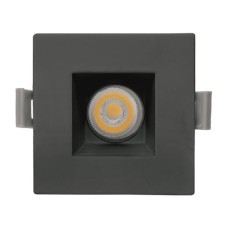Votatec 2 inch Square Baffle Downlight 5CCT 8W 120V Dimmable Black - VO-SP2W8-120-D-5WAY/BK