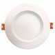 EELighting RLBLED-4-S9W-3KWH 9W 3000K LED Recessed Light  Baffle Luminaire  White 