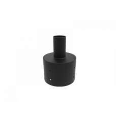 Reno R59307 The RENO-TAR6 is a steel tenon adapter which converts the top of a 6” round pole into a 2 3/8” single tenon. It slips over the pole and is perfect for the standard Slip-Fitter accessory.