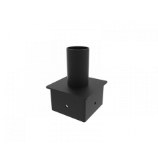 Reno R59309 The RENO–TAS5 is a steel tenon adapter which converts the top of a 5” square pole into a 2 3/8” single tenon. It slips inside the pole and is perfect for the standard Slip-Fitter accessory.